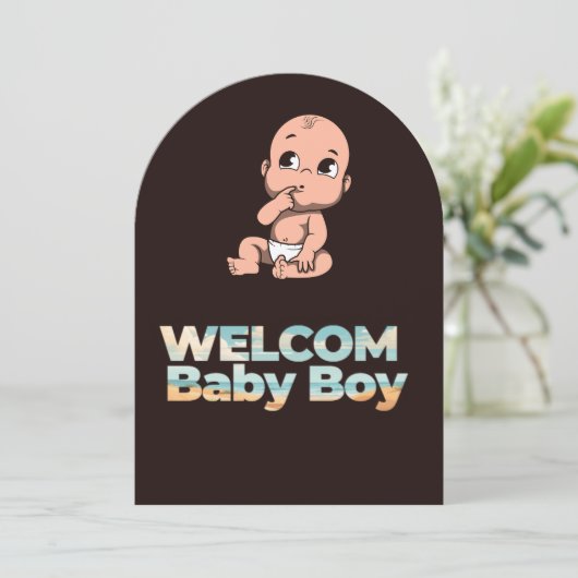 Glückwunschkarten Einladung (Stehend Vorderseite)