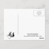 Glückwunschkarten für Gewichtsverlust Postkarte (Rückseite)