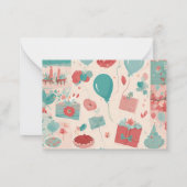 Glückwunschkarten Mitteilungskarte (Rückseite)