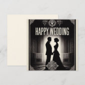 Glückwunschkarten zur Hochzeit Feiertagskarte (Vorne/Hinten)