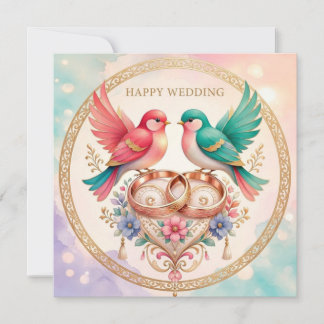 Glückwunschkarten zur Hochzeit Karte