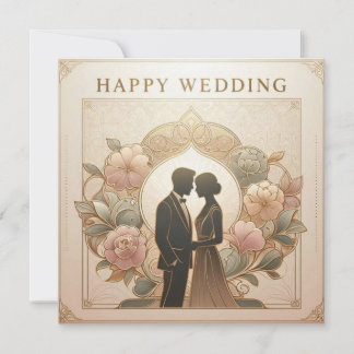 Glückwunschkarten zur Hochzeit Karte