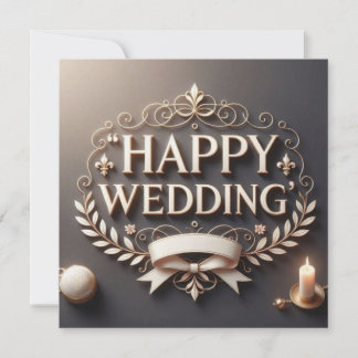 Glückwunschkarten zur Hochzeit Karte