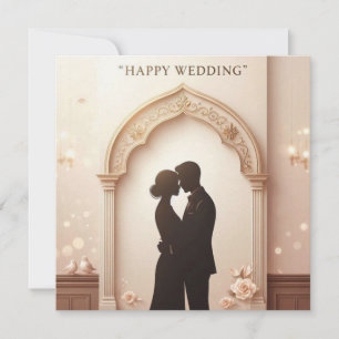 Glückwunschkarten zur Hochzeit Karte