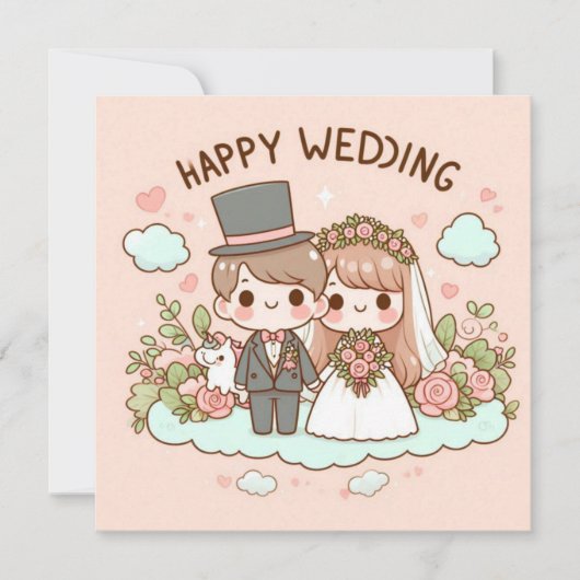 Glückwunschkarten zur Hochzeit Karte (Vorderseite)