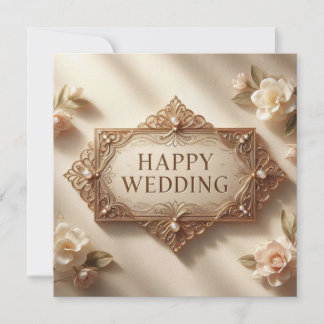Glückwunschkarten zur Hochzeit Karte