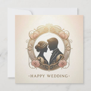 Glückwunschkarten zur Hochzeit Karte