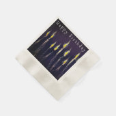 Glückwunschkerzen-Papiertücher Serviette (Ecke)
