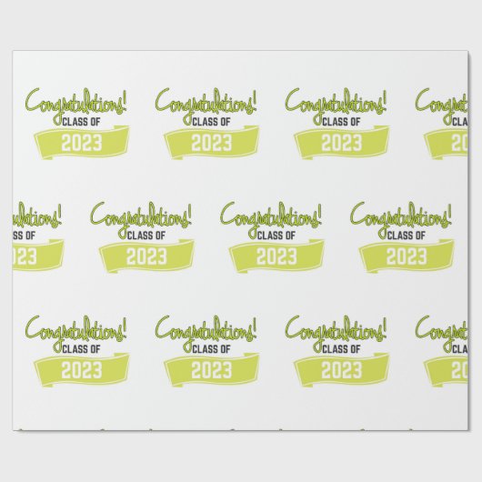 Glückwunschklasse 2023 geschenkpapier (Flach)