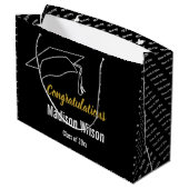 Glückwunschklasse 2024 Vorlage Große Geschenktüte (Rückseite Schrägansicht)