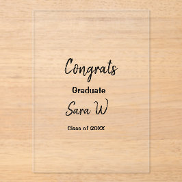 Glückwunschklasse Jahrgangsname Schule Protokoll Acryleinladungen