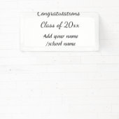 Glückwunschklasse Jahrgangsname Schule Protokoll Banner (InSitu)