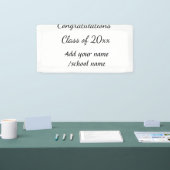 Glückwunschklasse Jahrgangsname Schule Protokoll Banner (Messe)