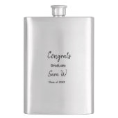 Glückwunschklasse Jahrgangsname Schule Protokoll Flachmann (Vorderseite)