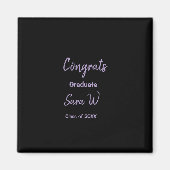 Glückwunschklasse Jahrgangsname Schule Protokoll Magnet (Vorne)