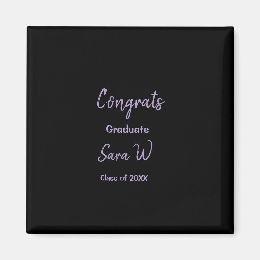 Glückwunschklasse Jahrgangsname Schule Protokoll Magnet (Vorne)