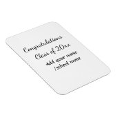 Glückwunschklasse Jahrgangsname Schule Protokoll Magnet (Rechte Seite)