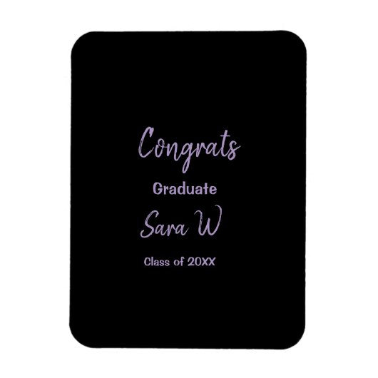 Glückwunschklasse Jahrgangsname Schule Protokoll Magnet (Vertikal)