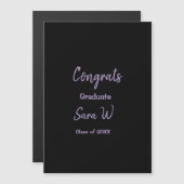 Glückwunschklasse Jahrgangsname Schule Protokoll Magneteinladung (Vorne/Hinten)