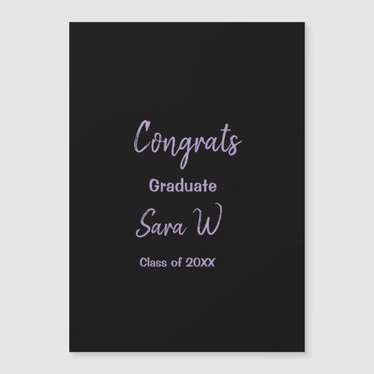 Glückwunschklasse Jahrgangsname Schule Protokoll Magneteinladung (Vorderseite)