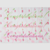 Glückwunschpapier Seidenpapier (Vorderseite)