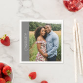 Glückwunschparty Foto Napkin Serviette (Beispiel)