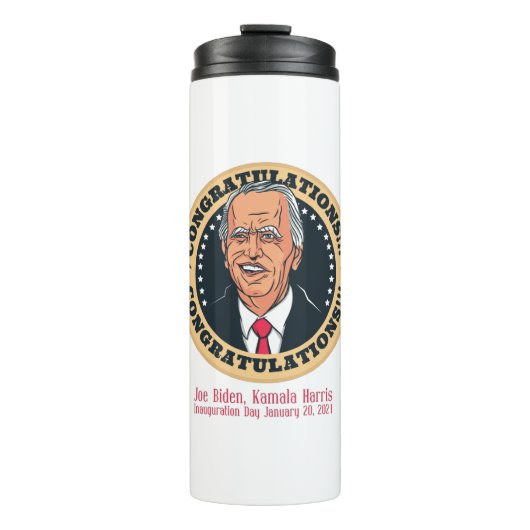 Glückwunschpräsidentin jojoden thermosbecher (Vorderseite)