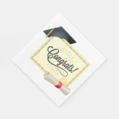 Glückwunschs Abschluss Paper Napkin Serviette (Ecke)