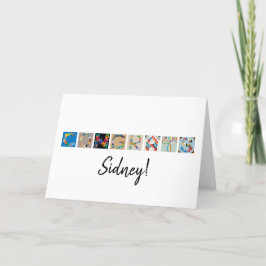 "Glückwunschs" Board Game Alphabet Card Karte