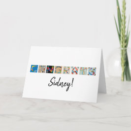 "Glückwunschs" Board Game Alphabet Card Karte