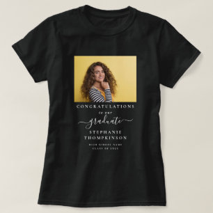 Glückwunschs Grad 2025 Foto Abschluss T-Shirt