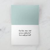 Glückwunschs Grad Blue Rustica Abschluss Card Karte (Innenseite)