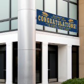 GLÜCKWUNSCHS GRAD Custom School Abschluss Zeremoni Banner (Äußeres Gebäude)