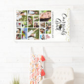 GLÜCKWUNSCHS GRAD Foto Collage Script Confetti Banner (Insitu)