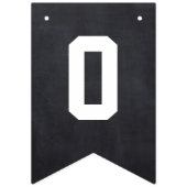 Glückwunschs Grad Khalkboard Jagdfahnen Wimpelkette (Dritte Fahne)