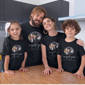 Glückwunschs Grad White Script Foto Abschluss T-Shirt