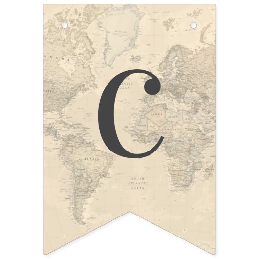 Glückwunschs Grad World Travel Adventure Abschluss Wimpelkette (Zweite Fahne)