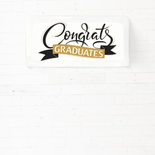 Glückwunschs Graduates Calligraphy Banner (InSitu)