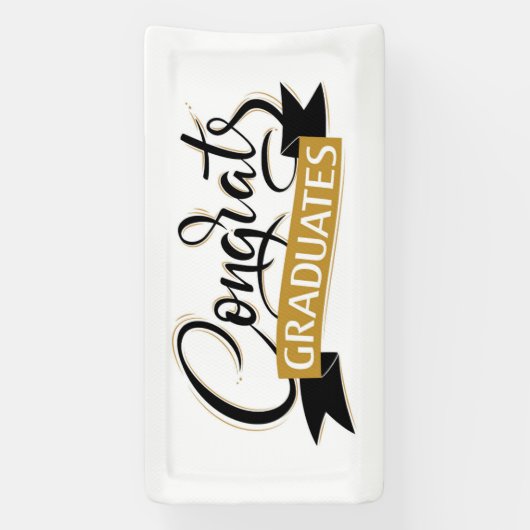 Glückwunschs Graduates Calligraphy Banner (Vertikal)