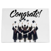 Glückwunschs School Grads Große Geschenktüte (Vorderseite)