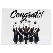 Glückwunschs School Grads Große Geschenktüte (Rückseite)