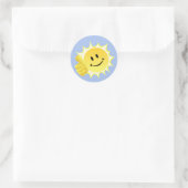 Glückwunschs_Sticker Runder Aufkleber (Tasche)