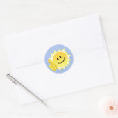 Glückwunschs_Sticker Runder Aufkleber (Umschlag)