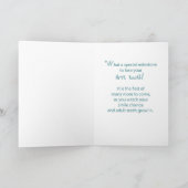 Glückwunschstars zum ersten Mal Karte (Innenseite)