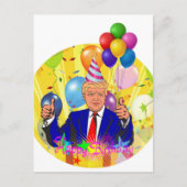 Glückwunschvogel Postkarte (Vorderseite)