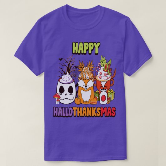 glückyhallothanksmas 16 T-Shirt (Design vorne)