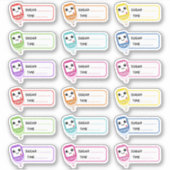 Glucometer Sugar Tracker Diabetic Tracker Labels (Vorderseite)