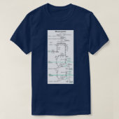 Gluconeogenesis biochemical pathway T-Shirt (Design vorne)