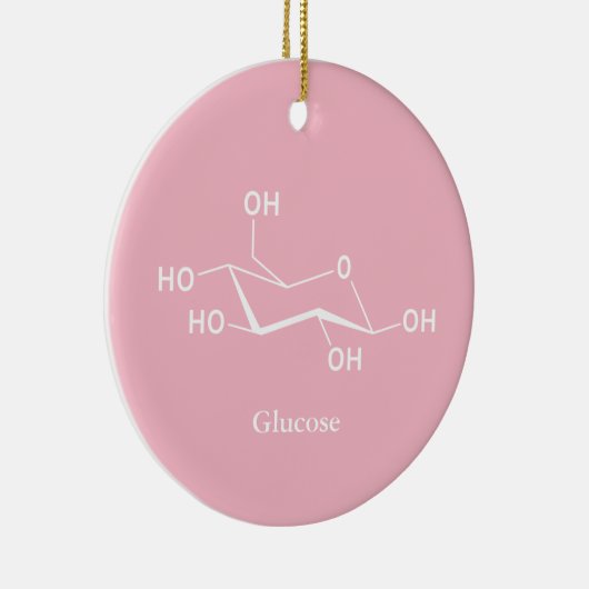Glucose Sugar Chemistry Science Cool Keramikornament (Rechts)