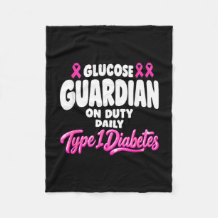 Glucose-Wächter im Dienst täglich  Fleecedecke